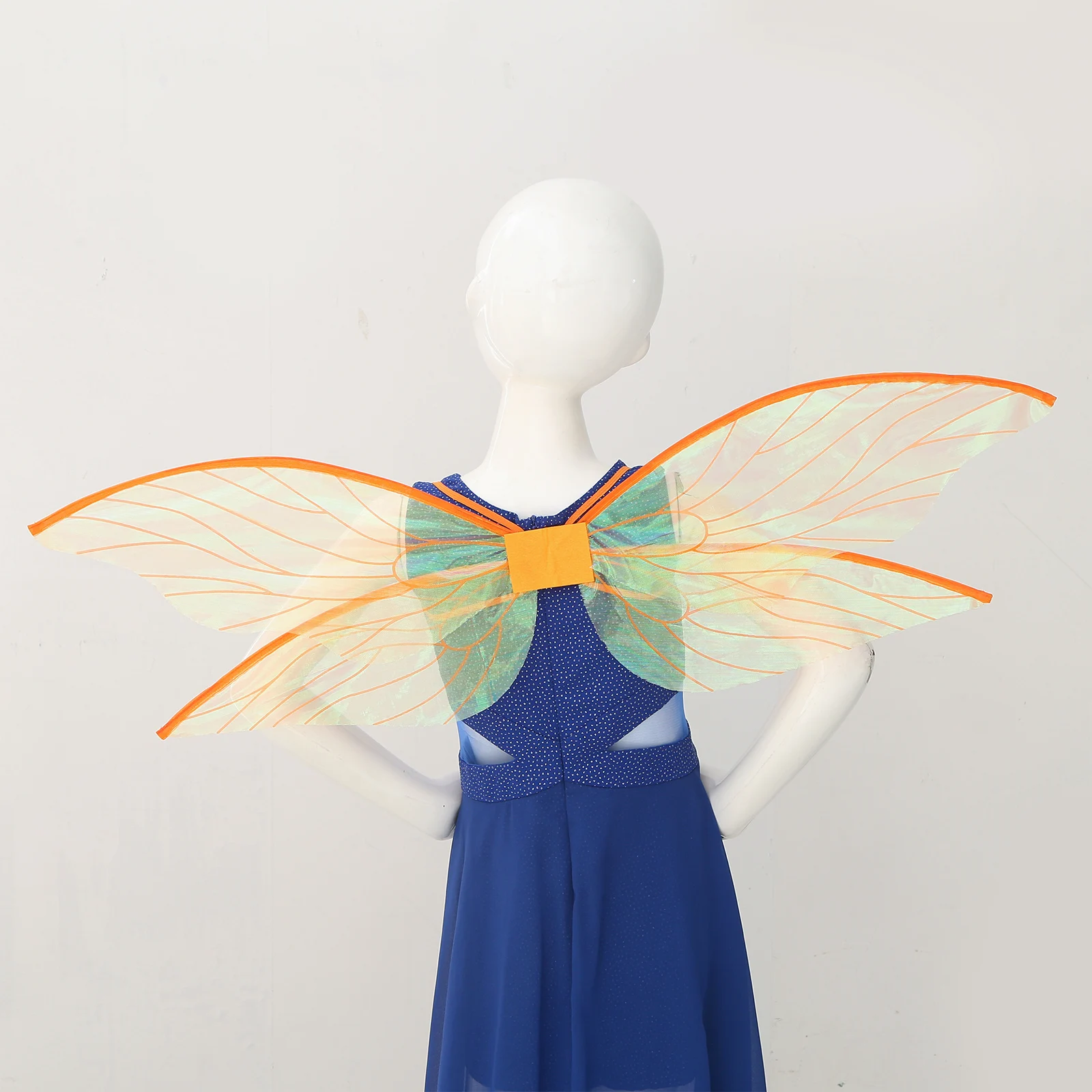 Wings Fairy Dragonfly cicala Princess Elegant Girl Wings children's Day Stage Performance Elf Wings Holiday Party Costume puntelli