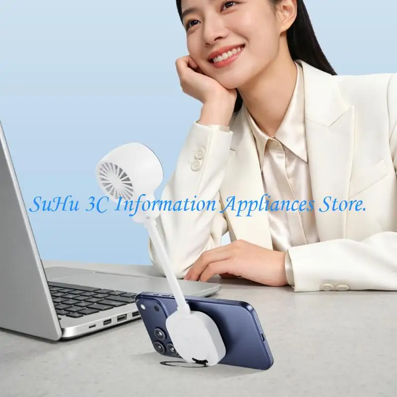 Office Fan With Type C Charging And Double Mode Wind with Moisturizing Mists for Cellphone