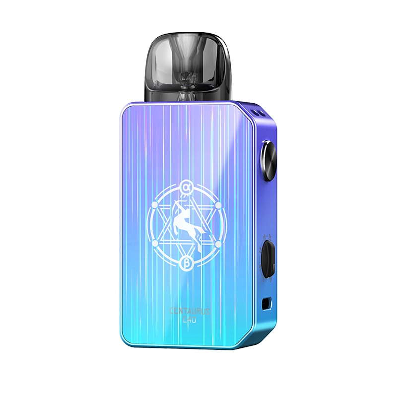 طقم Vape Centaurus E40 الأصلي المفقود ، جراب 40 واط مع بطارية ، 3 خرطوشة E Plus ، جهاز تبخير السجائر الإلكترونية RBA
