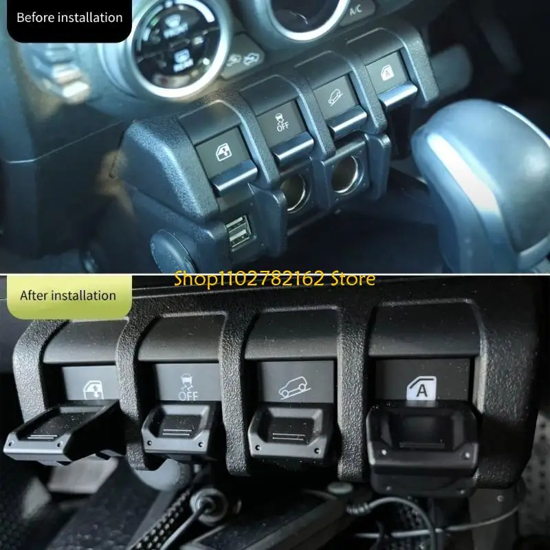 

547B Vehicle Interior Switches Increase Set Customizable Control Switches Panel for Enhances Functionality for BK -235 JB6
