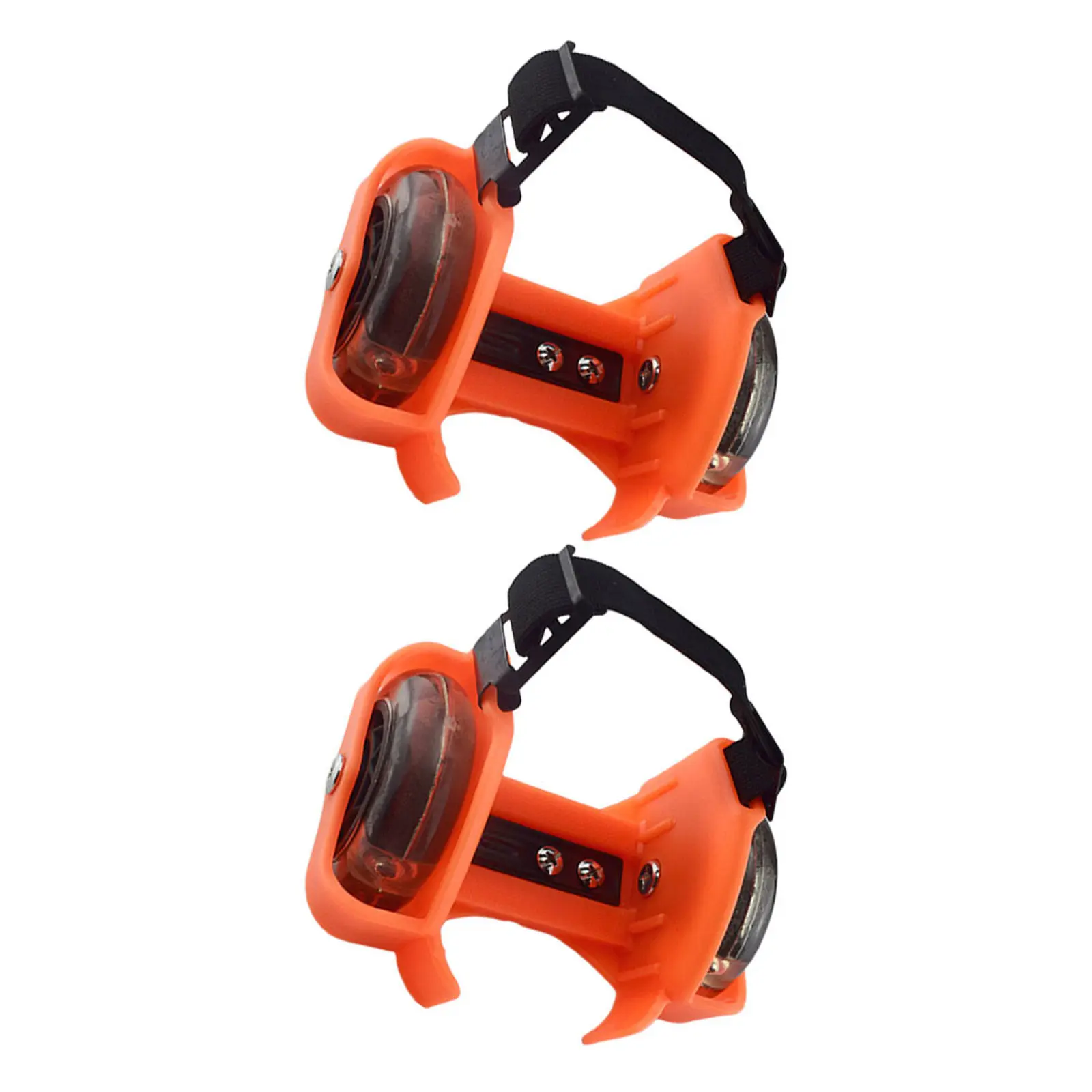 

Пара светящихся роликовых колес для обуви с регулируемым креплением на пятке, портативные ролики для игр, катания и активного отдыха на улице