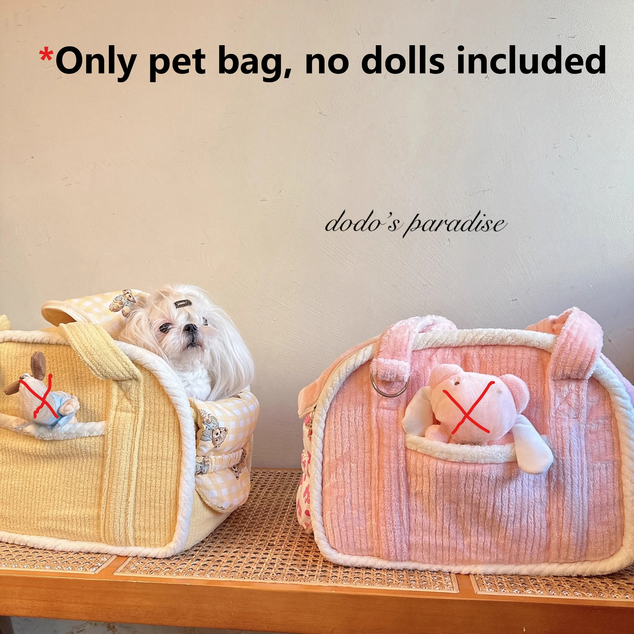 Luxury Washable Winter Thickened Warm Pet Cat Carrier Dog Bag Portable Outdoor Puppy Shoulder Slanting Backpack Pet accessories