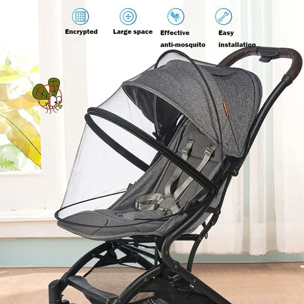 

Folding Full Cover Outdoor Pushchair Mosquito Net Baby Mosquito Net Infant Protection Mesh Pushchair Anti-bug Netting