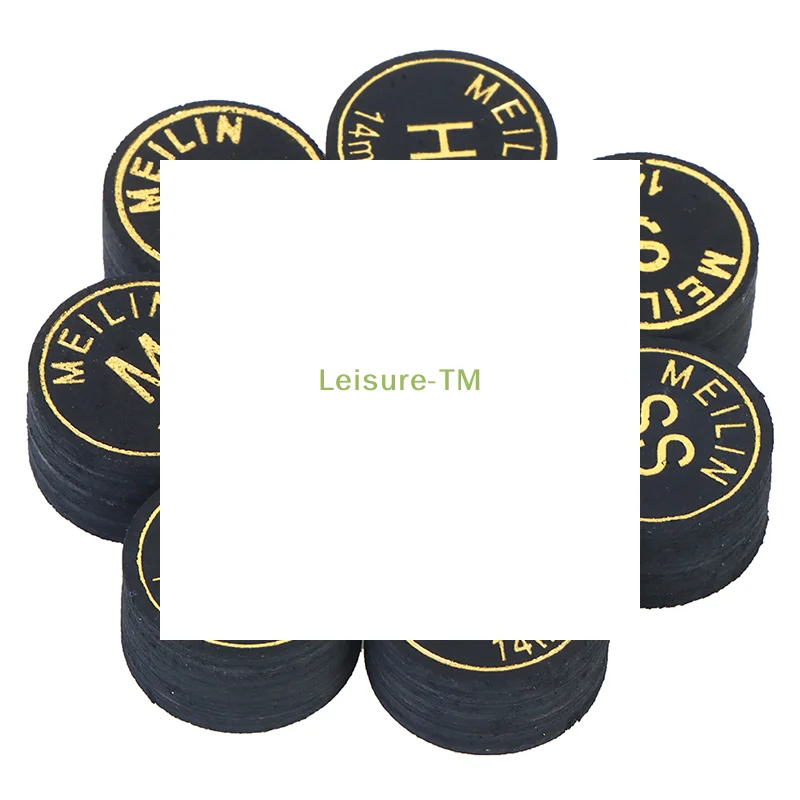 

Wholesale Wholesale 2pcs/Lot 14mm Japanese Cue Tip Quality Pool Billiard Pigskin Cue Tip 9 Layers Snooker Cue Tip