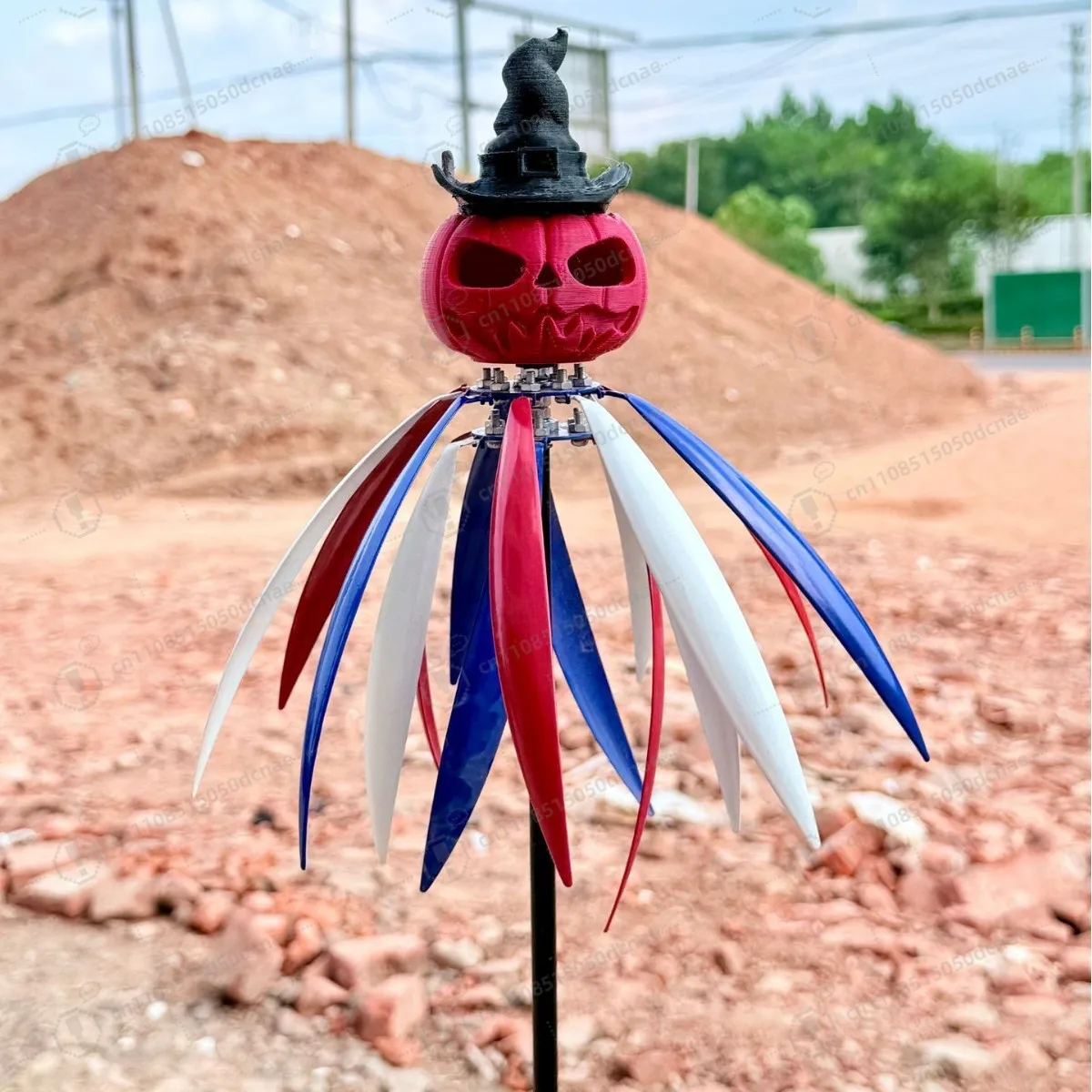 

Трансграничная Amazon новая ветряная мельница из тыквы, металлическая вращающаяся мельница из кованого железа Harlow, ветряная мельница из кованого железа на открытом воздухе