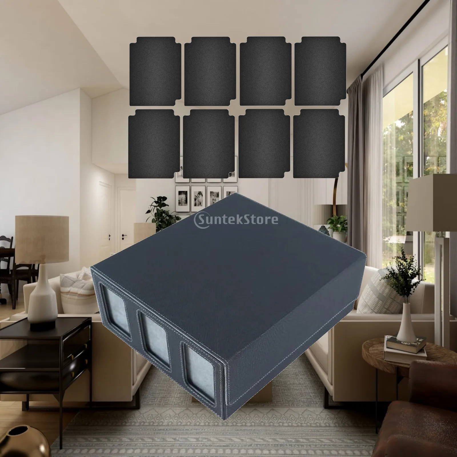 Card Deck Box Sports Cards Case with 8 Card Dividers Gathering Card Toy Game Card Storage