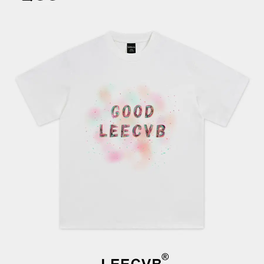 Camiseta À Manches Courtes Pour Hommes Américains À La Mode 2025 Nouveau Coton Imprimé Été Ample Pour Hommes Et Femmes