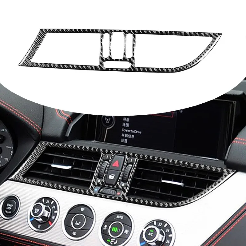 

Для BMW Z4 E89 2009-2016 углеродное волокно, автоматическое центральное управление, панель выхода воздуха, рамка, декоративная отделка, аксессуары для интерьера, наклейка