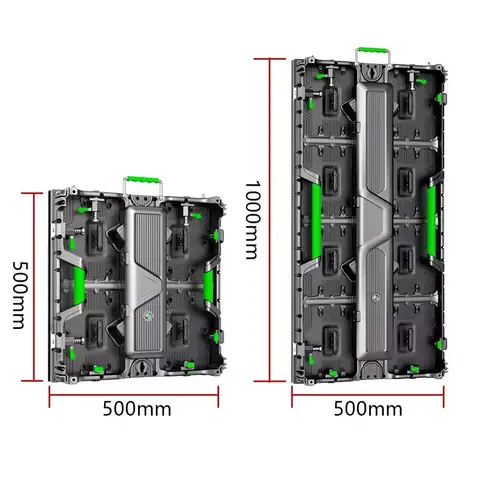 Factory wholesale price outdoor waterproof P3.91 LED video display with Nova video processor flight case 500*1000mm P3LED panel
