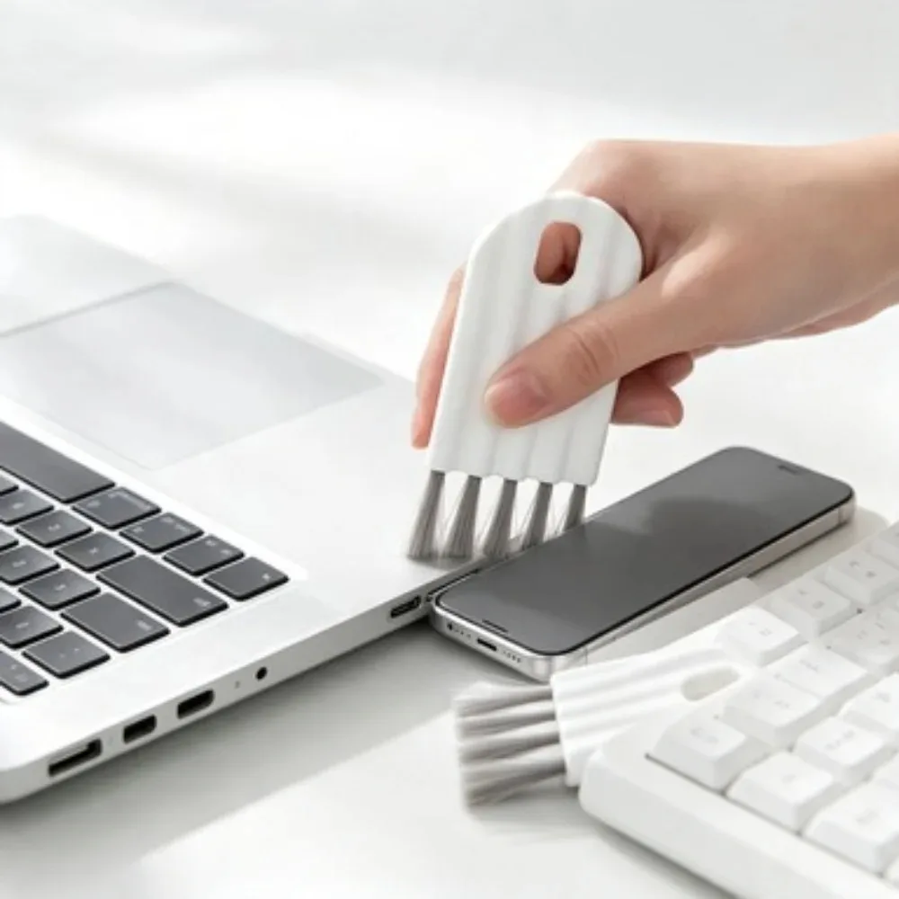 Multifunctional Bendable Cleaning Brush Soft Dust Remover Keyboard Computer Tiny Gap Cleaner Tool