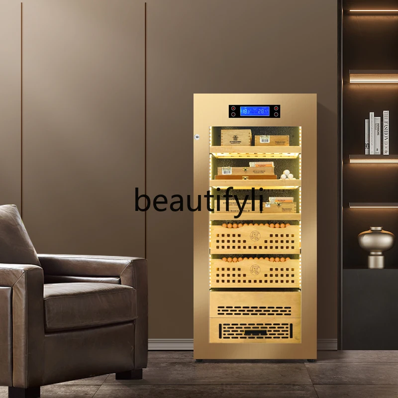 

Constant temperature and humidity household silent naked small red wine tea professional refrigeration cabinet