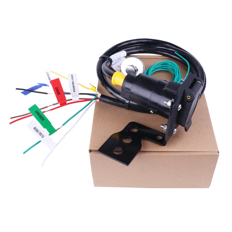 Universal wiring harness of American style 7-pin Trailer Hitch Modification parts fits most car models