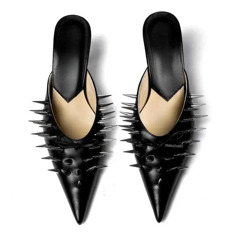 

Faion Женские туфли-лодочки на высоком каблуке с длинным острым носком и ногтями на тонком каблуке Ele Casual Court oes для женщин