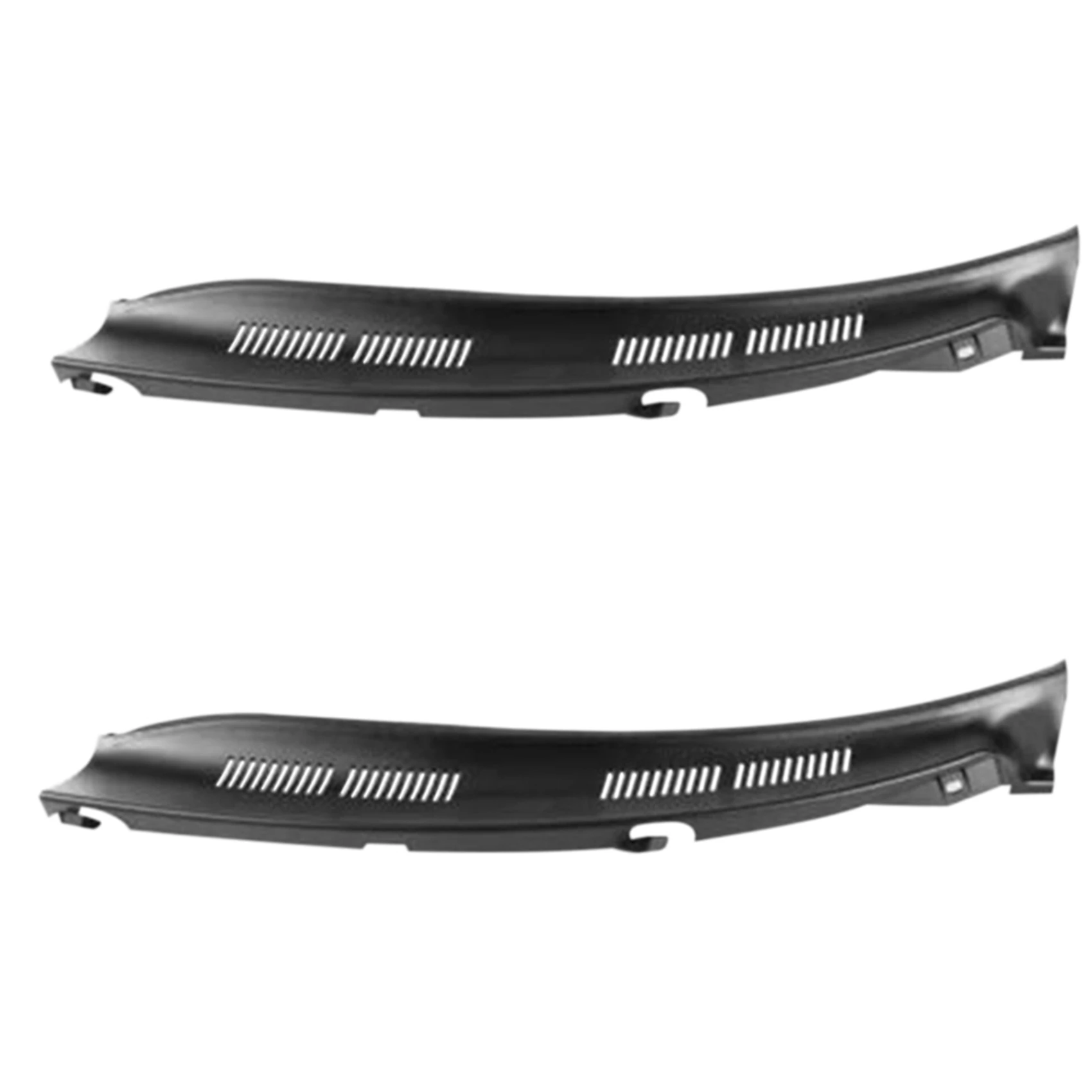 2X Front Left Windshield Wiper Cowl Trim Water Deflector Plate Neck Trim Panel For Mercedes Benz E-Class W210 1996-2002