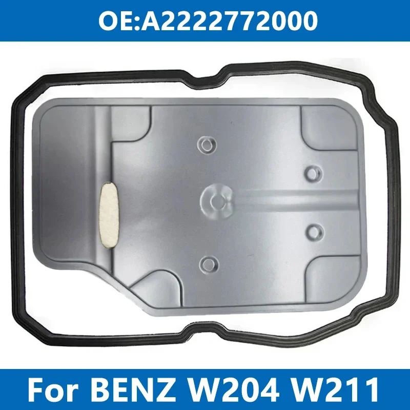 722.9 ECO 7-AT Transmission Oil Filter+Gasket A2222772000 For Mercedes-Benz W203 W204 W211 W212 W220 W221 C200 E300 S350 CLS GLK