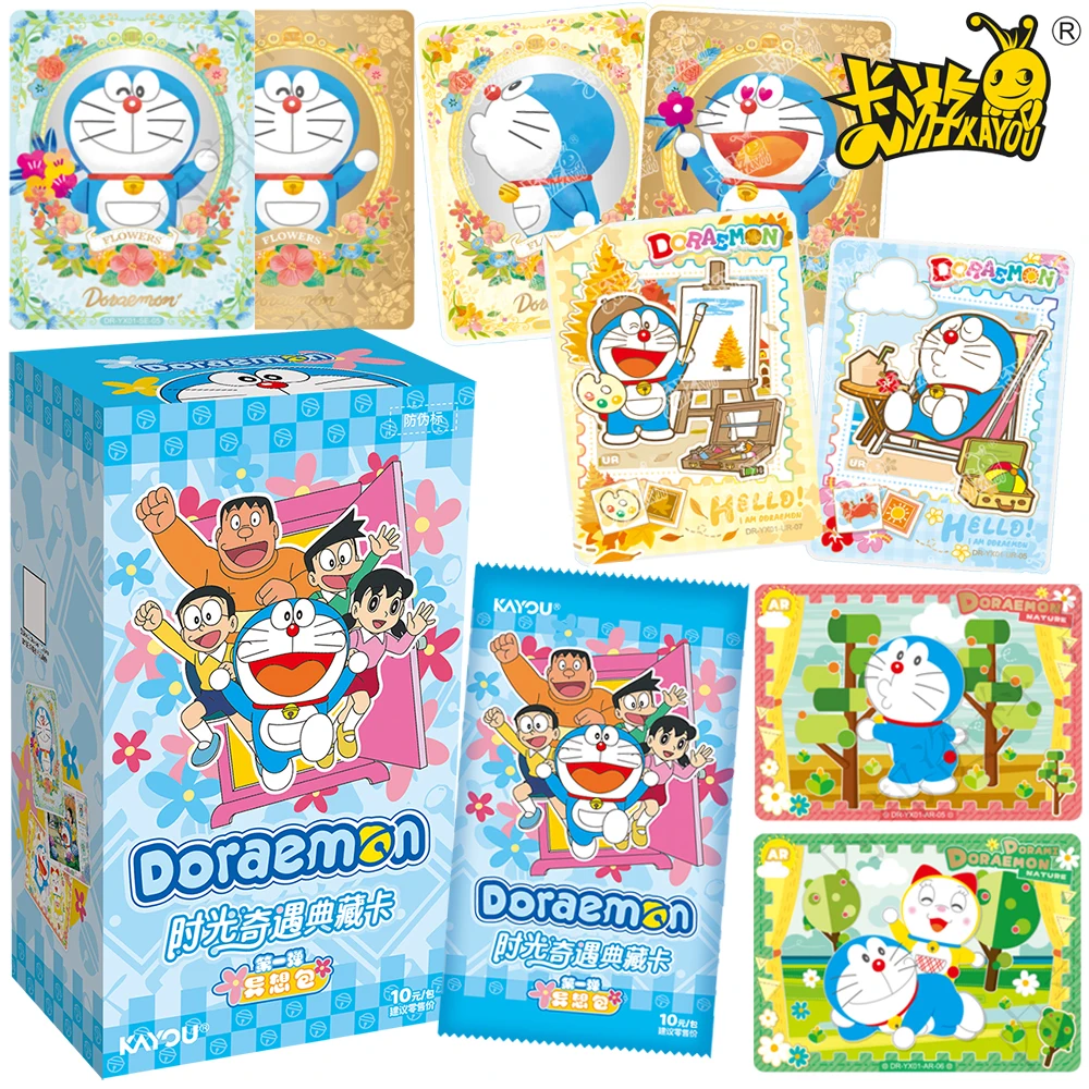 

KAYOU оригинальная коллекционная карта аниме Doraemon, повседневная комедия, персонаж японского аниме, ограниченные карты Nobi Nobita, детские подарки