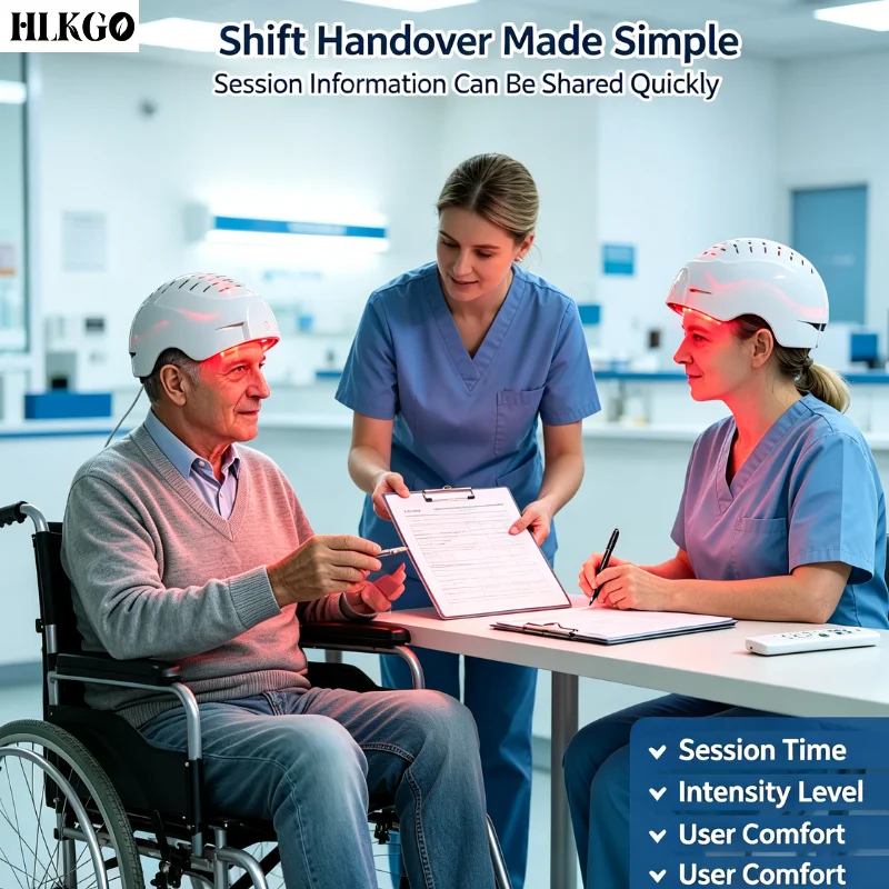Advanced 1070nm Photobiomodulation Helmet for Migraine Parkinson Alzheimer Cognitive Wellness Home Use