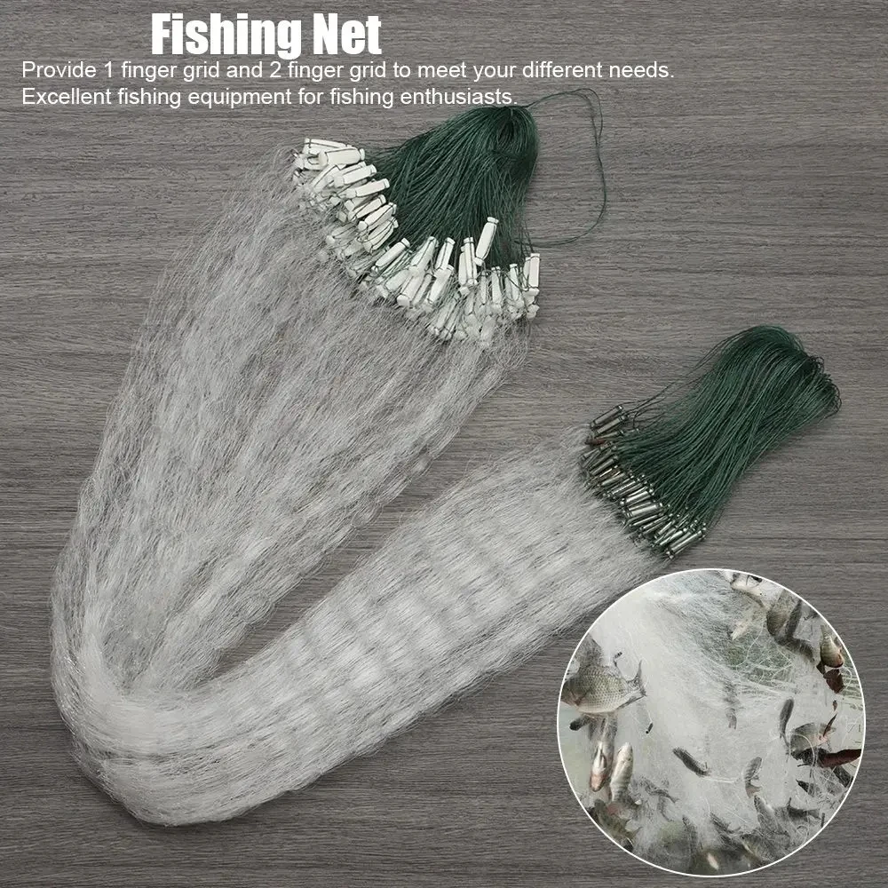 Upgraded American Hand Cast Net Easy Throw Fly Fishing Net 8/15/30m Long 0.7/1m High Small Mesh Strong Nylon Line Fishing Tools