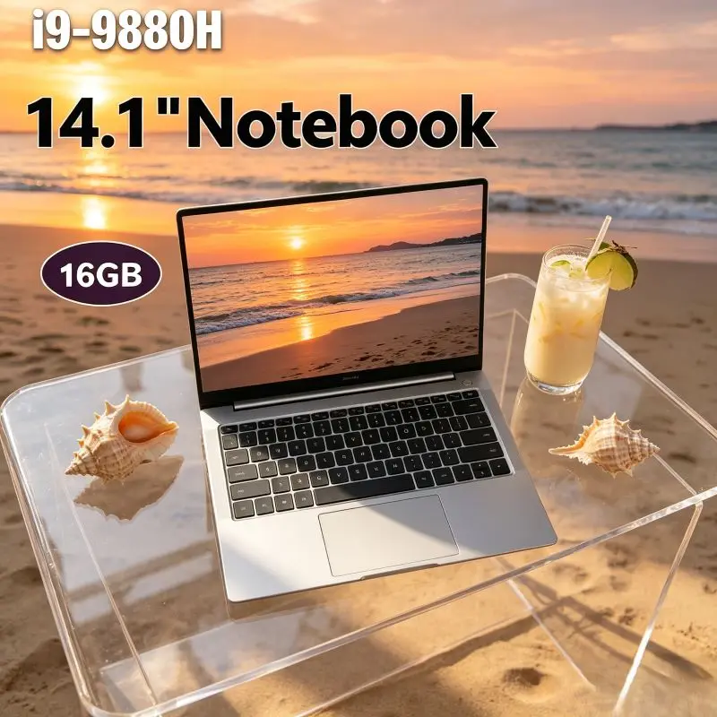 

Compact 2026 New 14.1 Inch Laptop Features Intel I9-9880H Processor & Win11, Adequate 32GB DDR4 Memory and High-capacity 2TB SSD