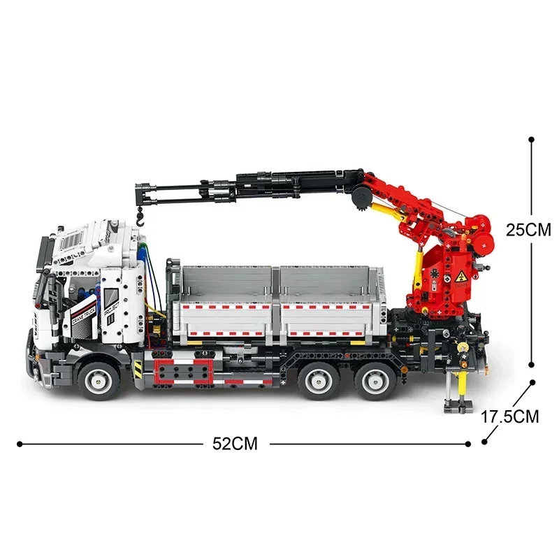 2328 Stuks Multifunctionele Kraan Truck Bouwstenen Afstandsbediening Engineering Voertuig Rc Auto Bakstenen Kids Speelgoed Verjaardagscadeaus