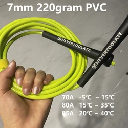 0.5 lbs 10.5ft long 3.2 meters rope length 7mm PVC 15.5cm long handle  heavy fitness crossfit crossrope hiit skipping jump rope