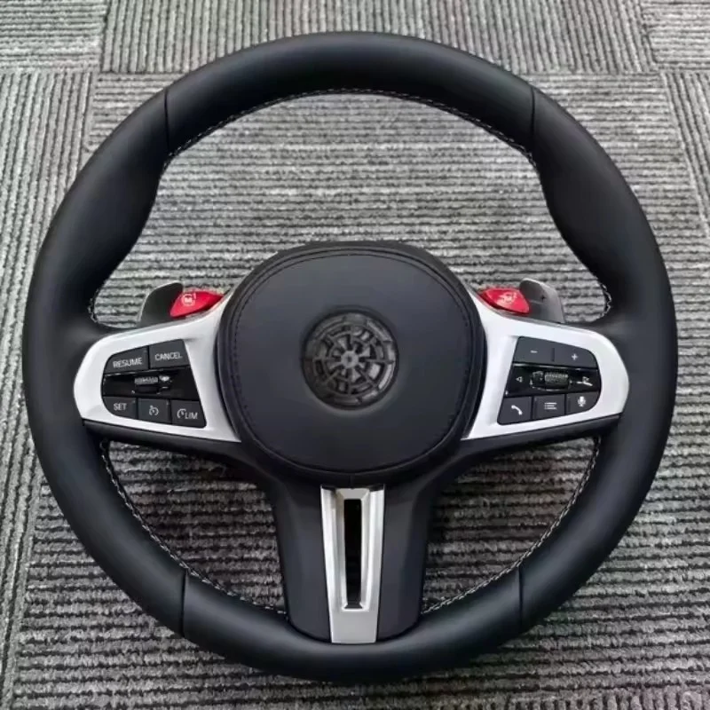 Car Steering Wheel Carbon Fiber Leather For BMW G20 G01 G30 G05 G80 G82 G42 G22 G11 G02 Steering Wheel Accessories