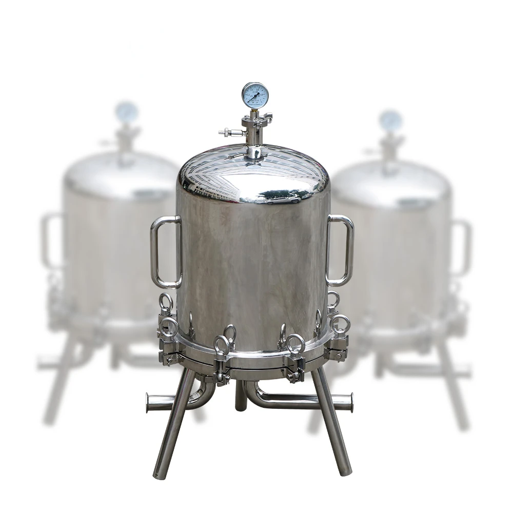 Manufacture Depth-Stack Sanitary Filter Housing 304/ 316 Stainless Steel Beer Brewery Equipment for Beer Fermenting