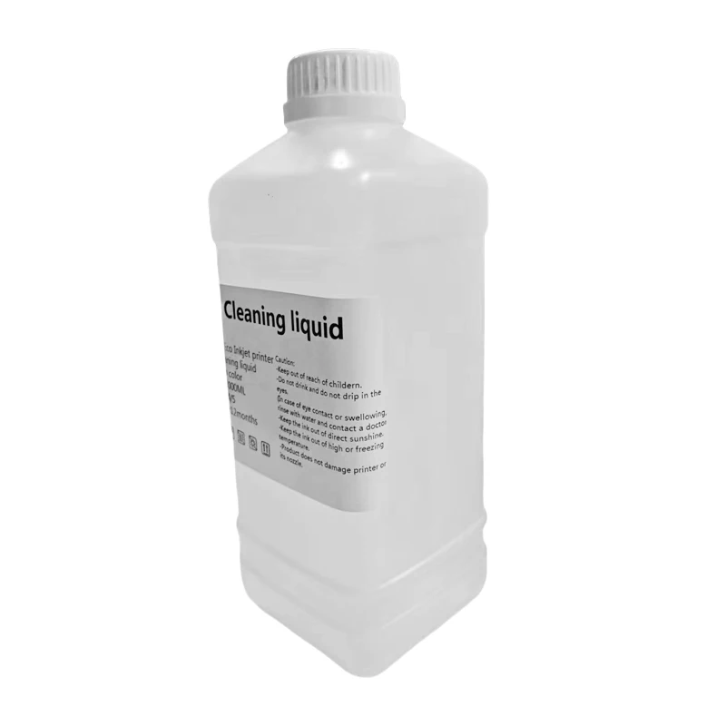 1000ML Eco-Solvent Ink Cleaning Solution For Epson/Roland/Mimaki/Mutoh DX5 DX7 TX800 XP600 5113 I3200 Printhead Cleaning Liquid