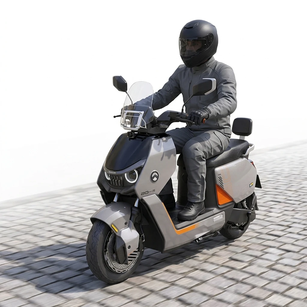 Electric Scooter with 2026 km/h Speed and 120 km/h Energy Recovery System, GPS Positioning, Electric Motorcycle