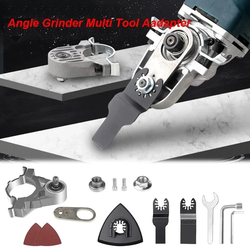 Multifunctional Angle Grinder Attachment Converter Oscillate Saw Blade Adapter Multi Power Tool Part M10 M14 Type 100 115 125