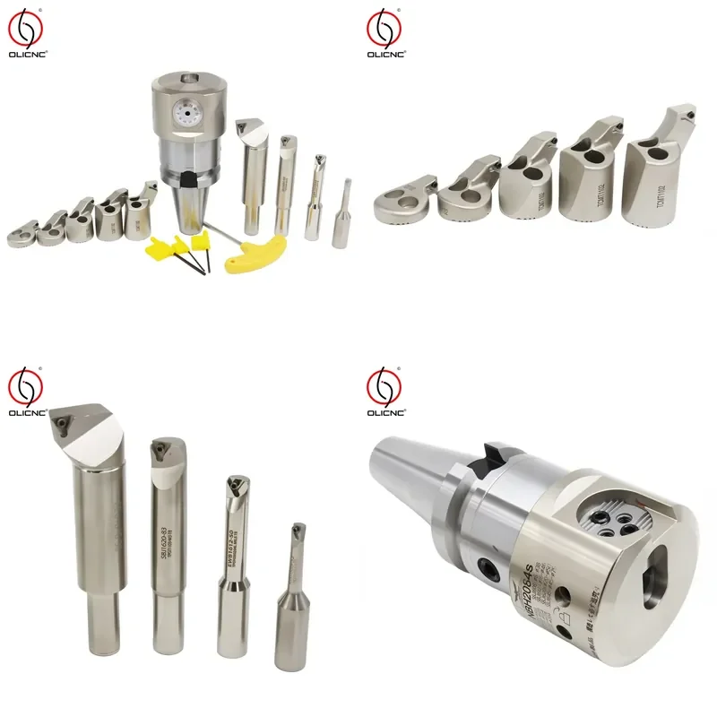 2026 CE OLICNC BT30 BT40 BT50 Micro NBH2084S Adjustable Boring Head Set 8PCS Boring Cutter for Boring/Milling/Drilling