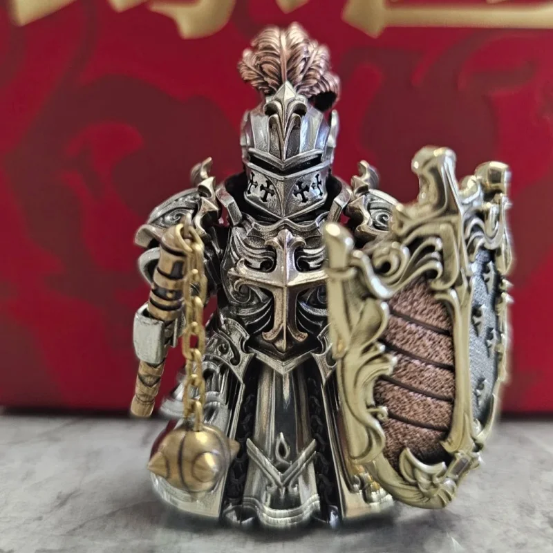 Auf Lager Europäische Kreuzzüge Orden Von Ritter Moc Ritter Templer Zarte Metall Magnetische Ziegel Spielzeug Kupfer Material Figur Spielzeug