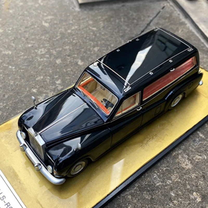 Resin 1:43 Scale 1963 V - Hearse Vintage Car Model Nostalgia Classic Adult Toy Collection Static Display Ornament Gift Souvenir