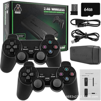 M8 Video Retro Game Console Wireless Controller 4K Game Stick HD Built-in 20000 Classical Games Retro Handheld Game Player