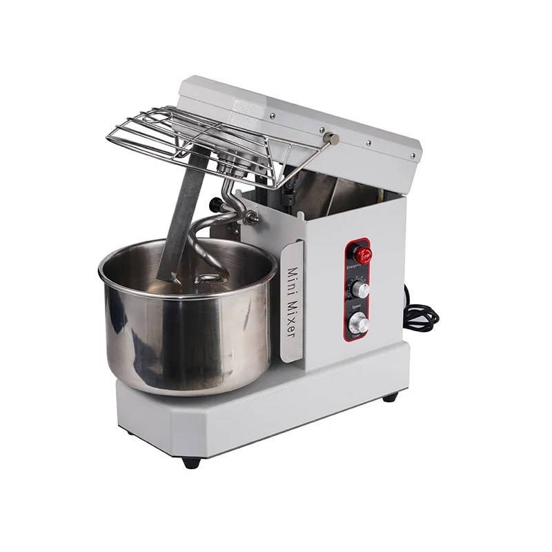 Mixer Spiral Profesional 10 Liter Mixer Adonan Peralatan Memanggang Baja Tahan Karat Peralatan Roti Roti Komersial