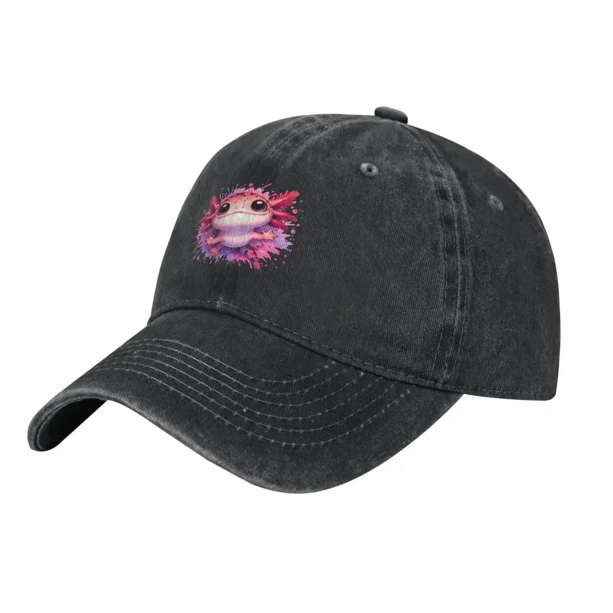 Axolotl Art #89 Axolotl Lovers Baseball Cap Thermal Visor Big Size Hat Visor Anime Hat Baseball Men Women's