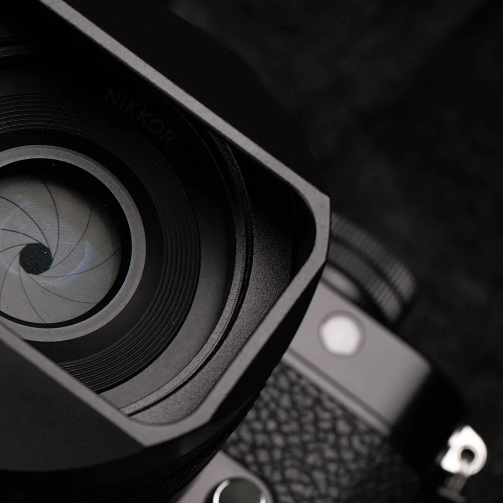 Kwadratowa metalowa osłona obiektywu do Nikon Nikkor Z 28mm F2.8 Z 40 F2SE/Z 40mm F2 Osłona obiektywu Pokrywka obiektywu LH-N52 Zamiennik — zdjęcie produktu 5