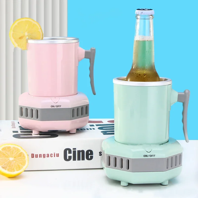 USB Refrigerator Beverage Fast Cooler Cup Electric Beer Bottle Can Water Soda Drinks Cooling Mug Ice Car Home Refrigeration Cup