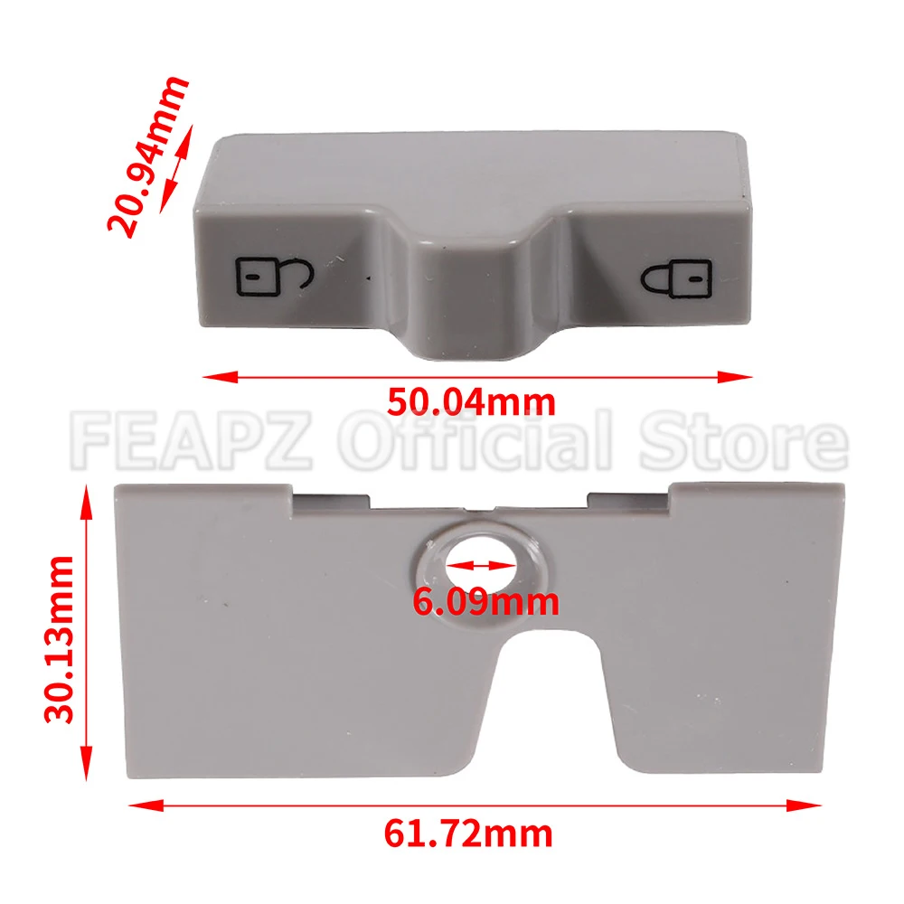 2412757607 For Dometic Fridge Door Lock Catch Series RM 7 Caravan Motorhome For Electrolux Fridge Door Catch Kit