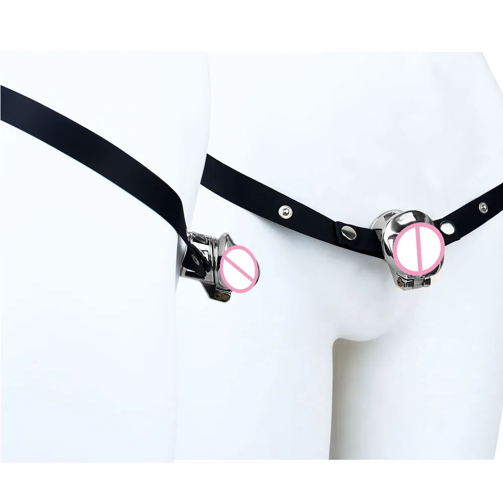 FRKO Mini Glans Lock Male Chastity Cage Device Stainless Steel 9 Size Resin Penis Rings Invisible Lock Bdsm Erotic Sex Toys Men - view 2