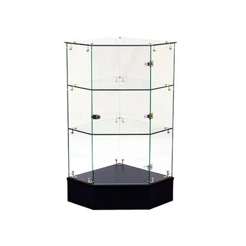 

custom.Factory direct frameless glass display cabinets merchandise showcase