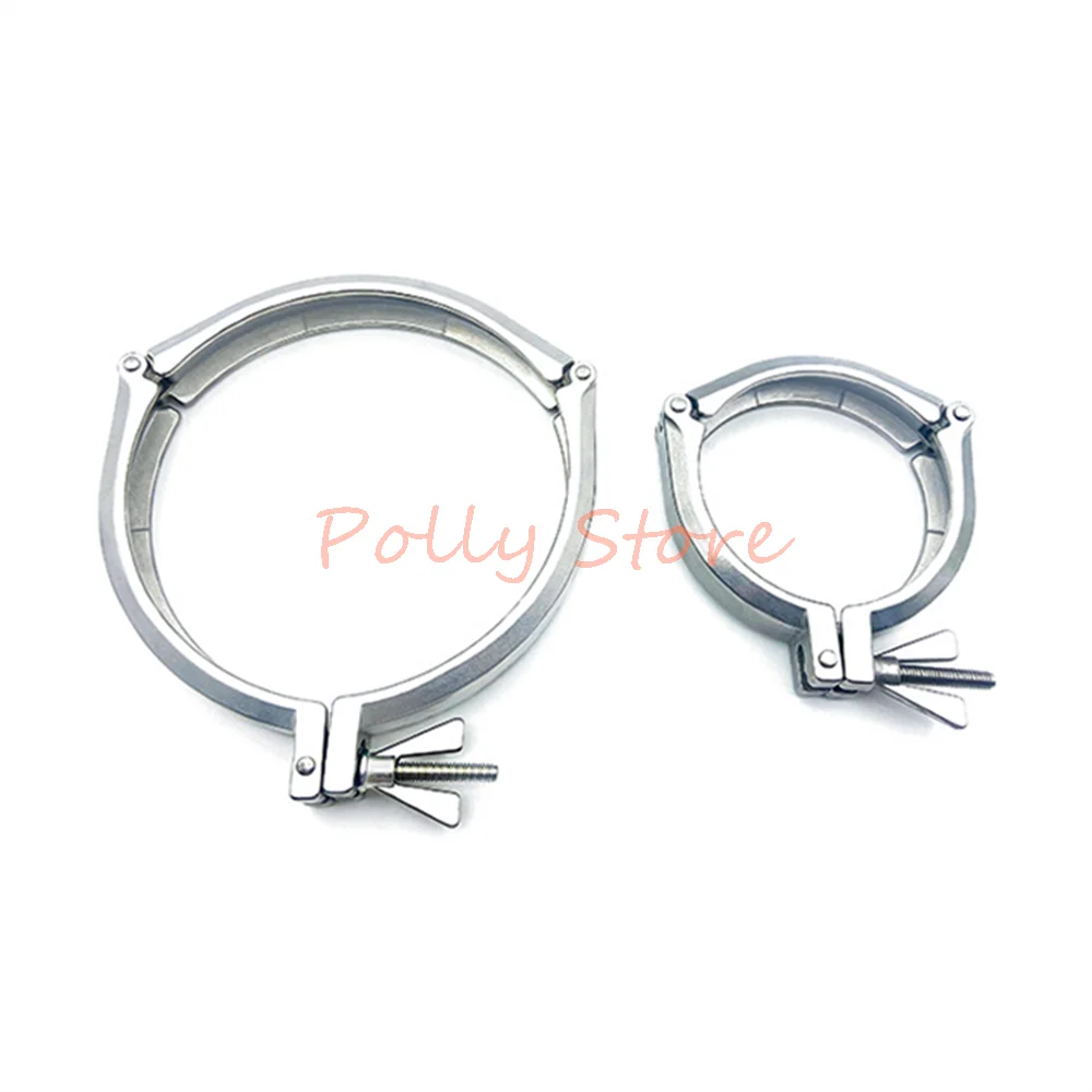 1PC KF vacuum 304 stainless steel chain clamp Three-section chain clamp KF63 / 80/100/160