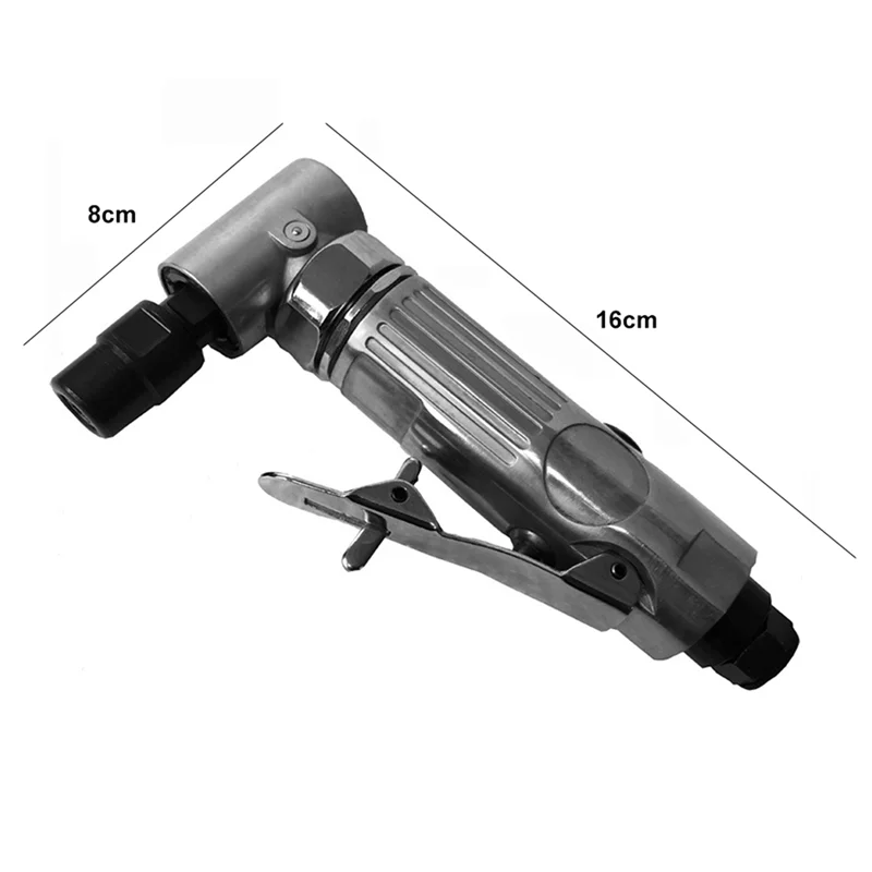 ABRW-2X Smerigliatrice angolare ad aria da 1/4 di pollice Rettificatrice pneumatica da 90 gradi Cut Off Lucidatore Set di strumenti per incisione