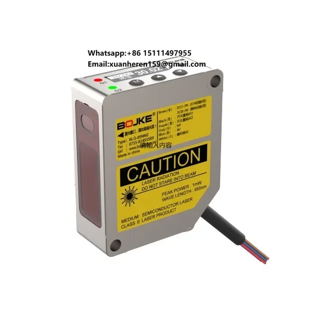 

Intelligent Digital Analog Lasr Displacement Sensor 200mm 2m Cable Wide Detection Range Multi Position Angle Linear Measurement