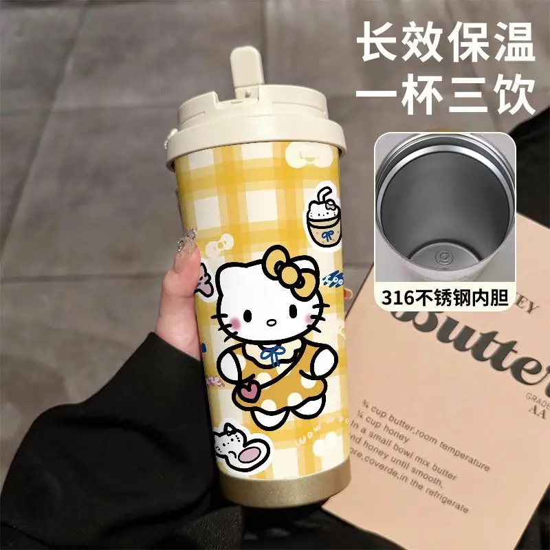 

25 Stylescute Winter Thermos Cuplarge Capacity Cartoon Kawaii Stainless Steel Thermoscup CreativeAnime Movie Portable Watergift