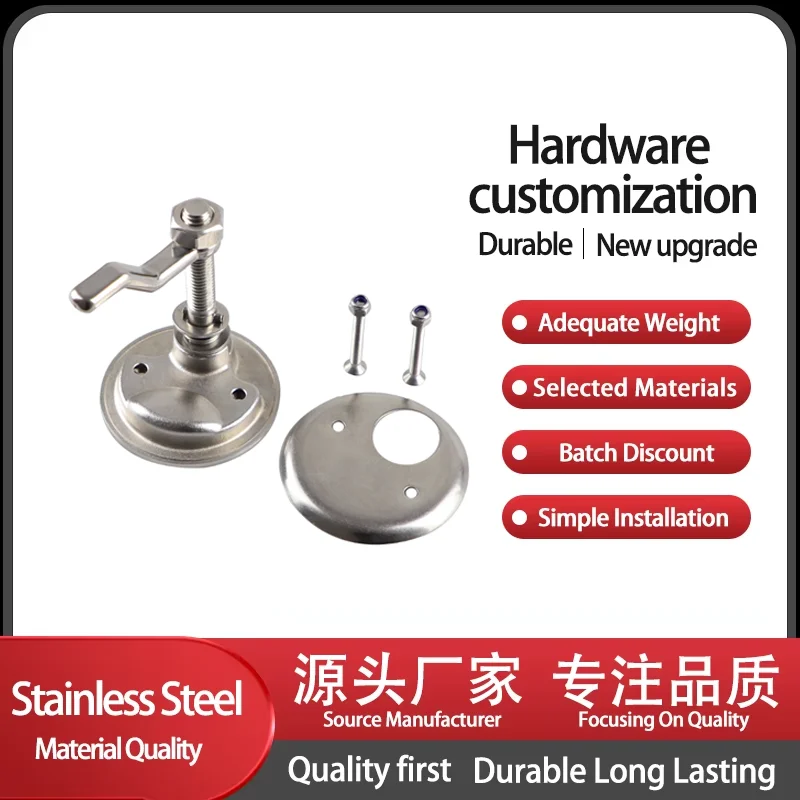 

316 Stainless Steel Deck Box Cover Floor Lock Buckle Ship Cover Door Lock Industrial Activity Hardware Pull Bracelet