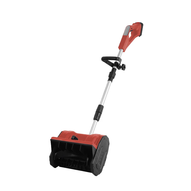 آلة رمي الثلج الكهربائية في الهواء الطلق المحمولة محراث الثلج القابلة للطي على الطرق الصغيرة آلة رمي الثلج مكنسة الثلج #4