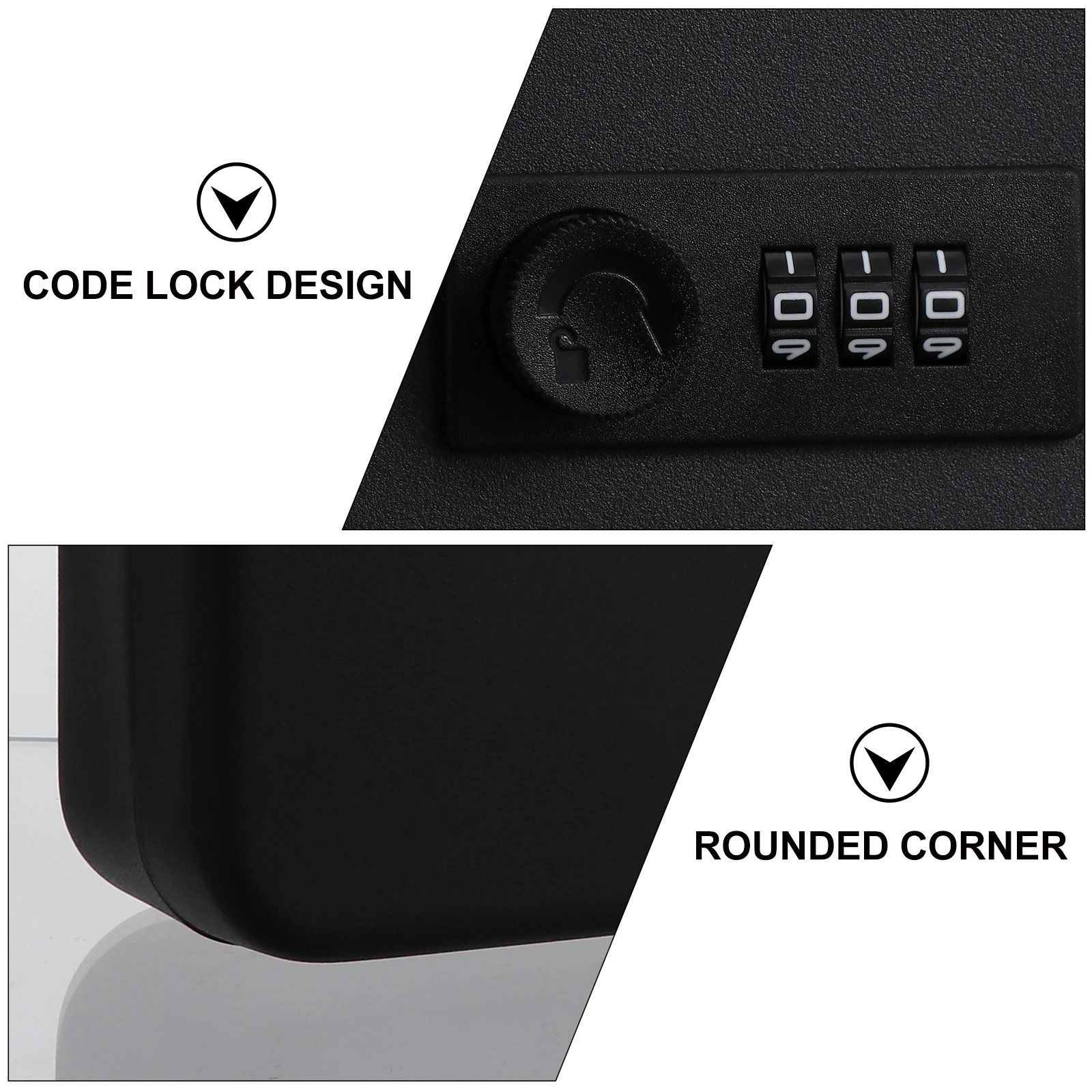 

Wall Mount 36 Slot Key Management Cabinet Heavy Duty Scratch Resistant Code Lock Secure Key Organizer for Home Schools Hospitals