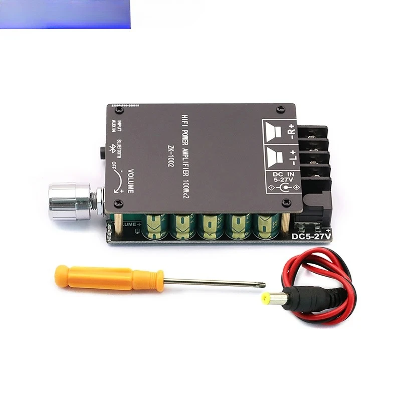 

100W*2 mini version 50W80W high power 2.0 bluetooth amplifier board with knob adjustment DIY module volume
