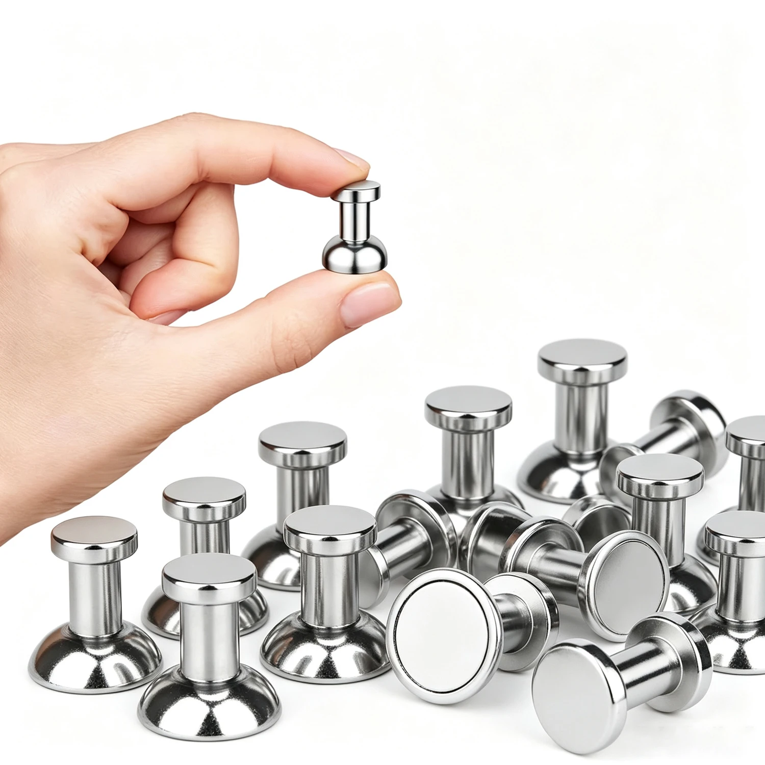 5/10/20pcs Strong Neodymium Magnet Magnetic Pushpins Sucker Thumbtack Steel Magnet Push Pin for Refrigerator Whiteboard Kitchen